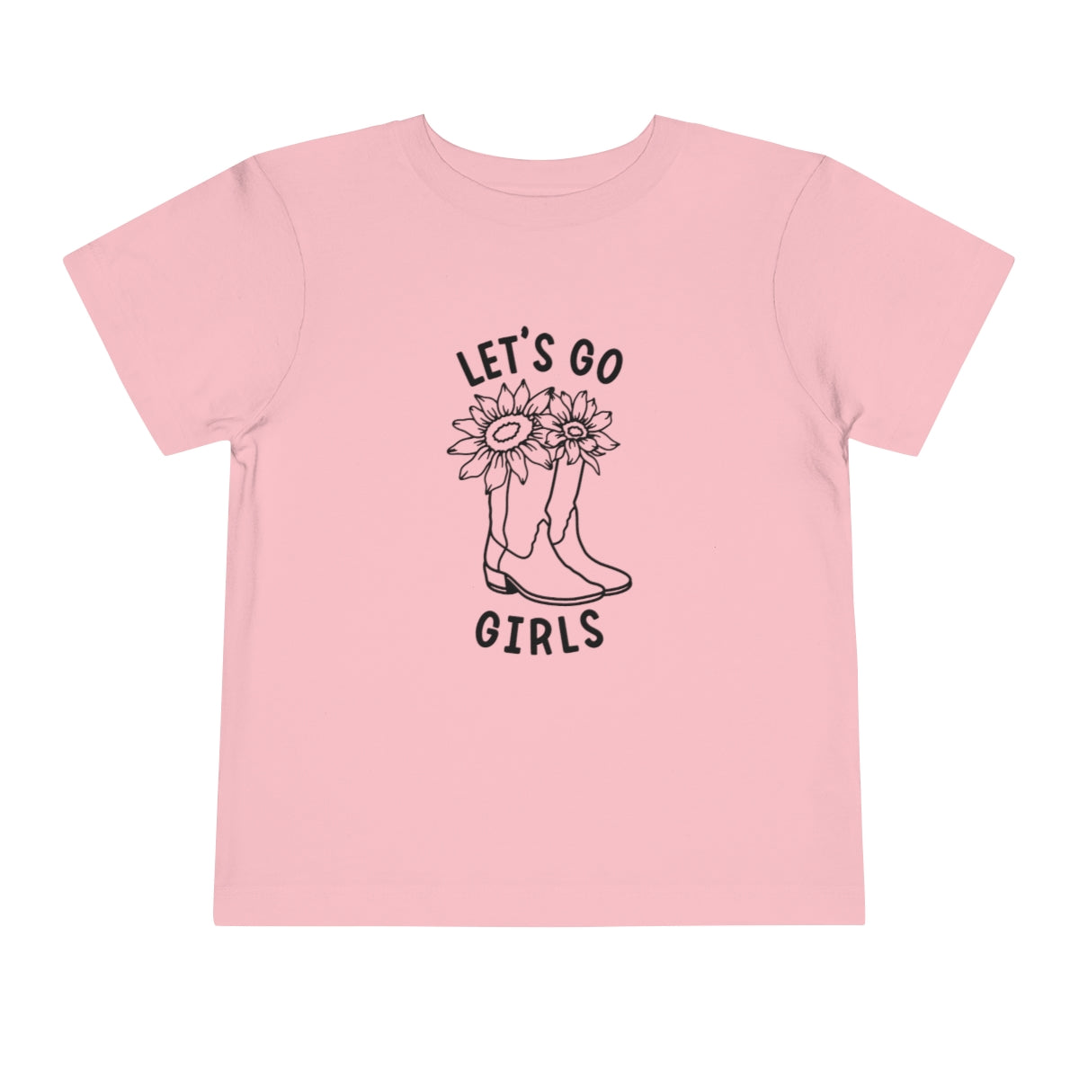 Let's Go Girls Toddler Short Sleeve Tee Sizes 2T - 5T