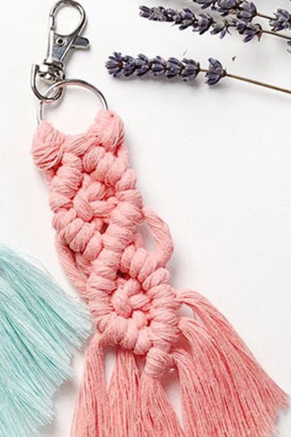 Braided Fringe Keychain