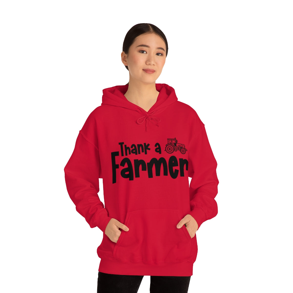 Thank a Farmer Heavy Blend™ Hooded Sweatshirt