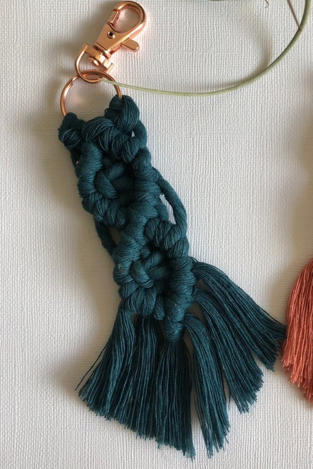 Braided Fringe Keychain