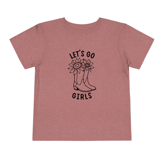 Let's Go Girls Toddler Short Sleeve Tee Sizes 2T - 5T