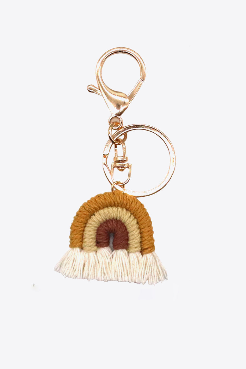 Rainbow Fringe Keychain