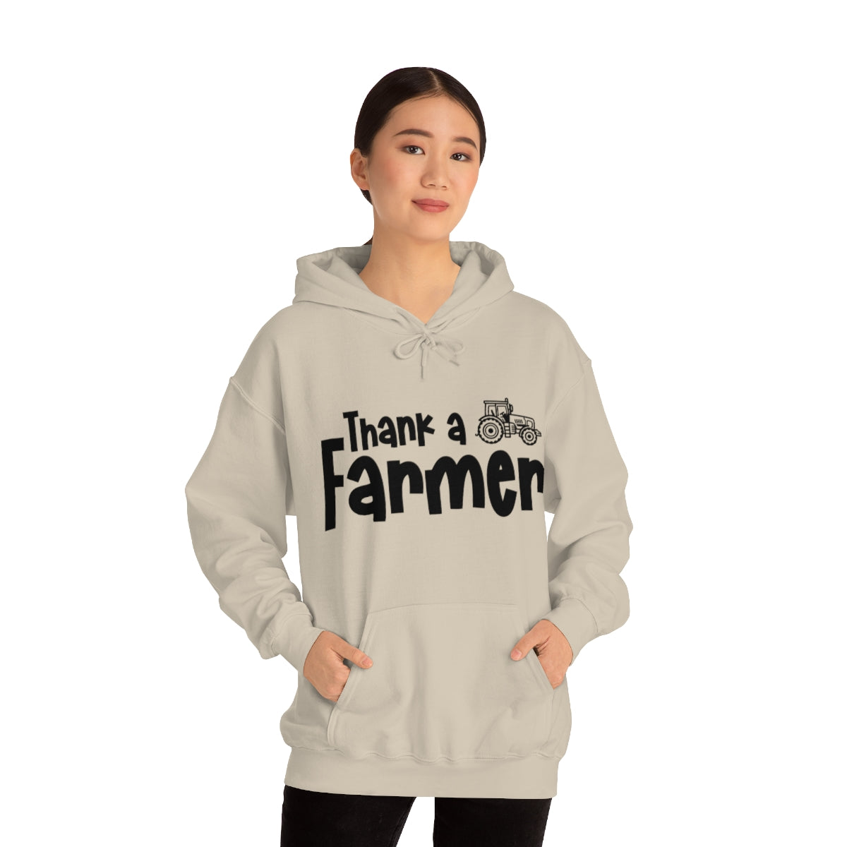 Thank a Farmer Heavy Blend™ Hooded Sweatshirt