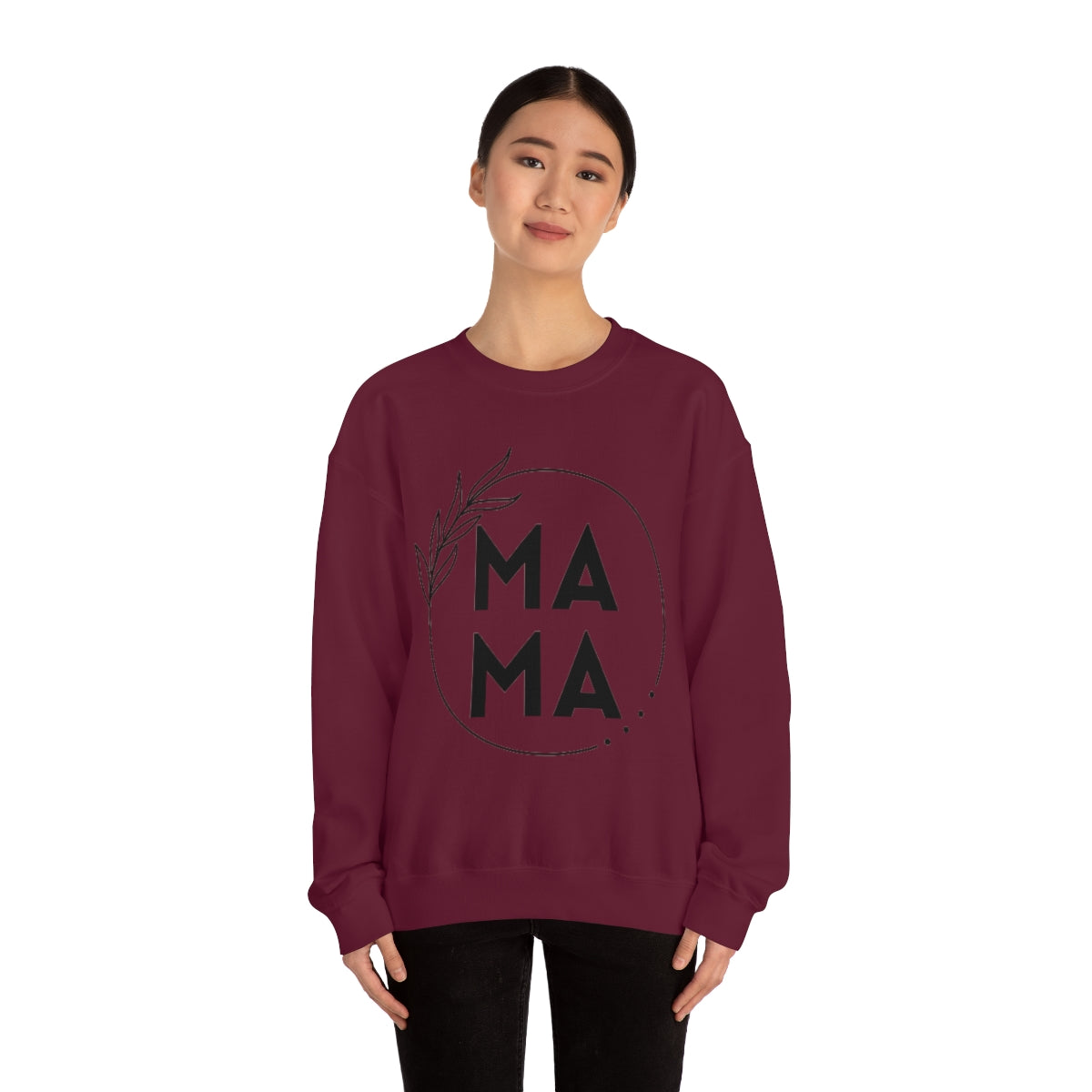 Mama Crewneck, Heavy Blend, Women's Sweatshirt