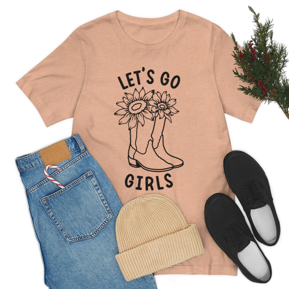 Let's Go Girls Women's Jersey Short Sleeve Tee