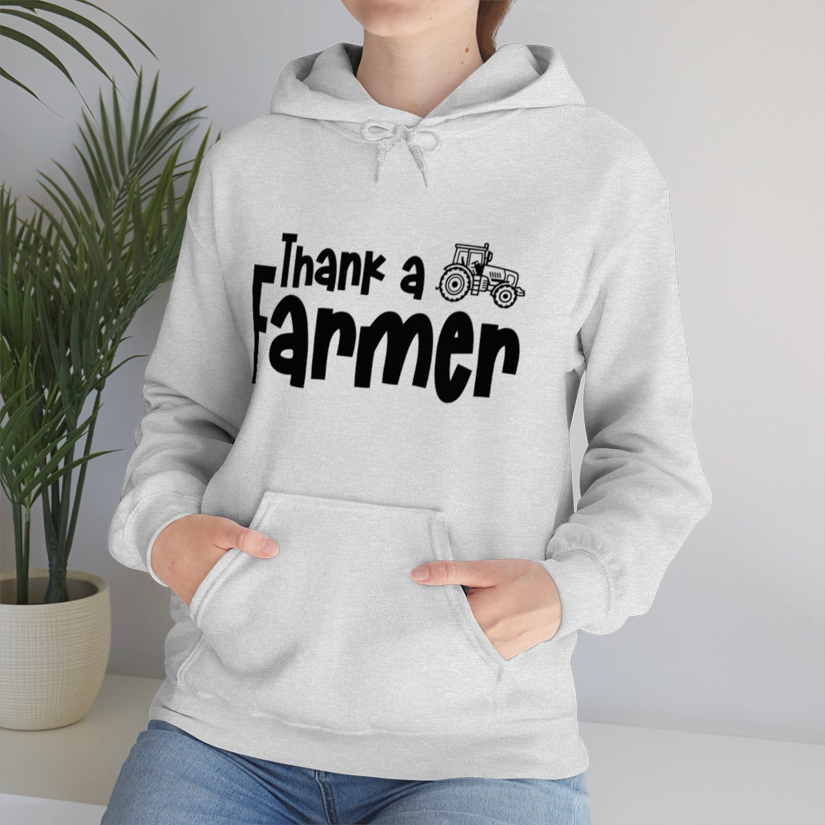 Thank a Farmer Heavy Blend™ Hooded Sweatshirt