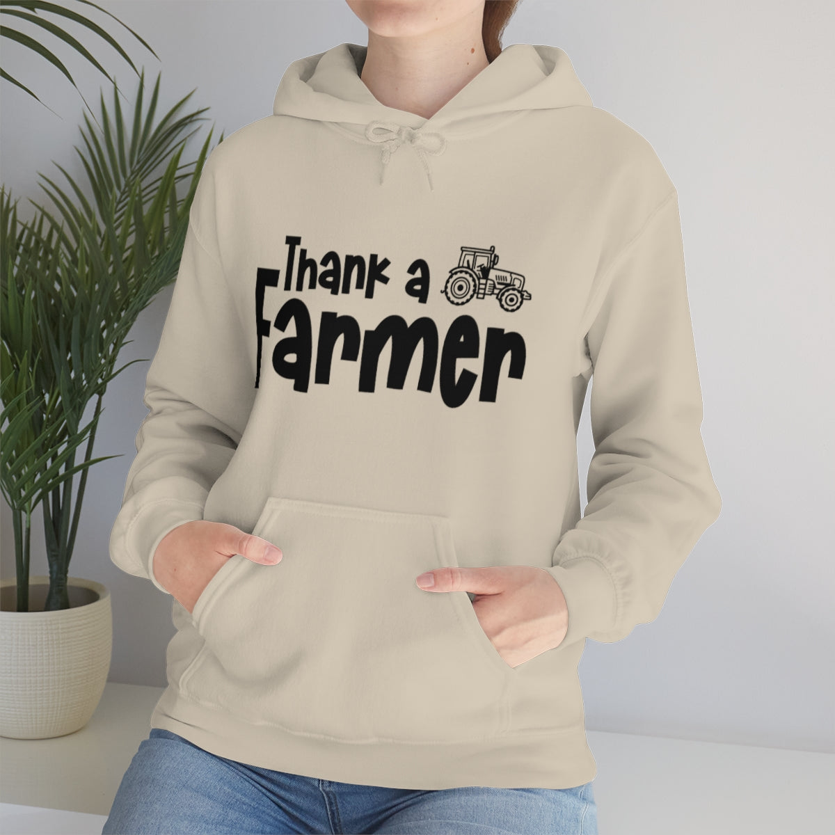 Thank a Farmer Heavy Blend™ Hooded Sweatshirt