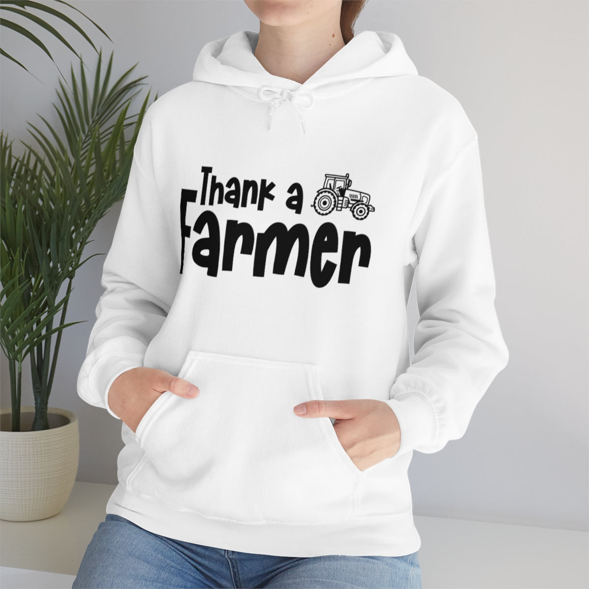 Thank a Farmer Heavy Blend™ Hooded Sweatshirt