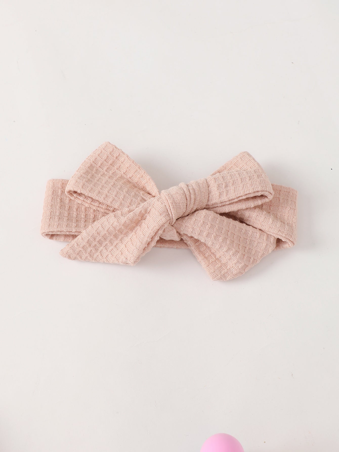 Baby Girl Waffle-Knit Tie-Shoulder Top and Bottoms Set