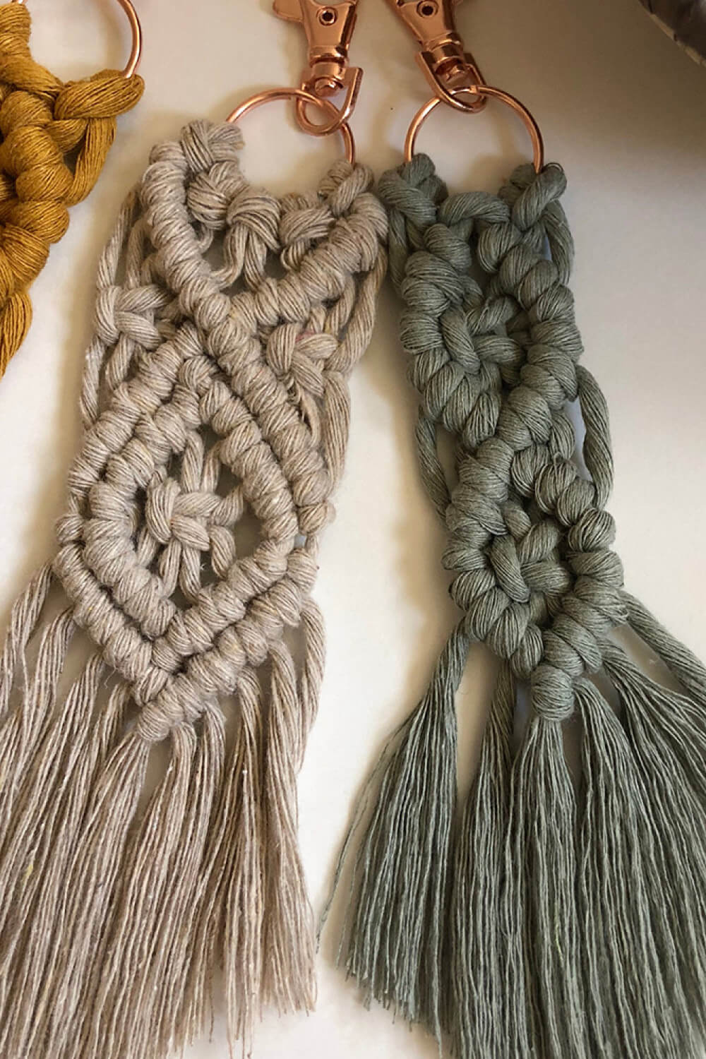 Braided Fringe Keychain