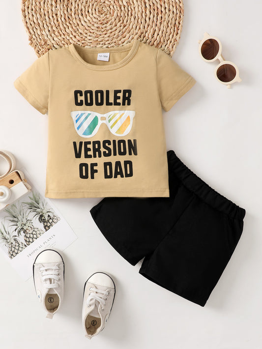 Boys COOLER VERSION OF DAD Top and Bottoms Set