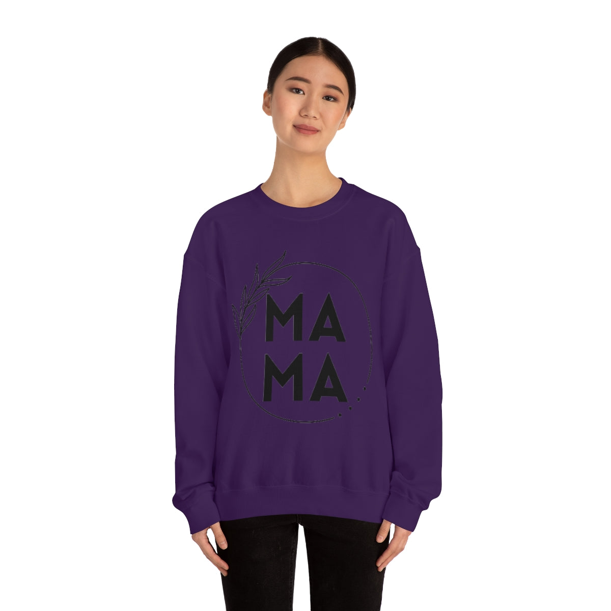 Mama Crewneck, Heavy Blend, Women's Sweatshirt