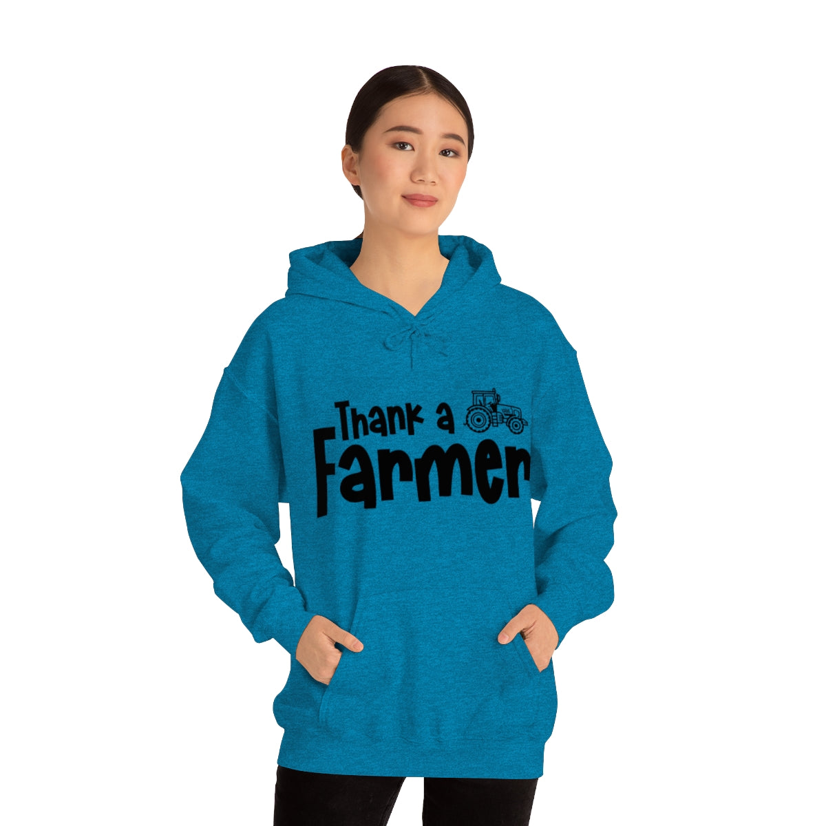 Thank a Farmer Heavy Blend™ Hooded Sweatshirt