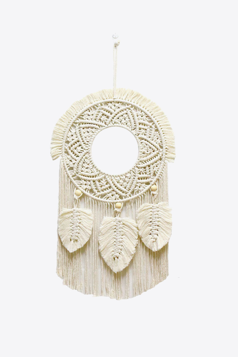 Hand-Woven Fringe Wall Hanging