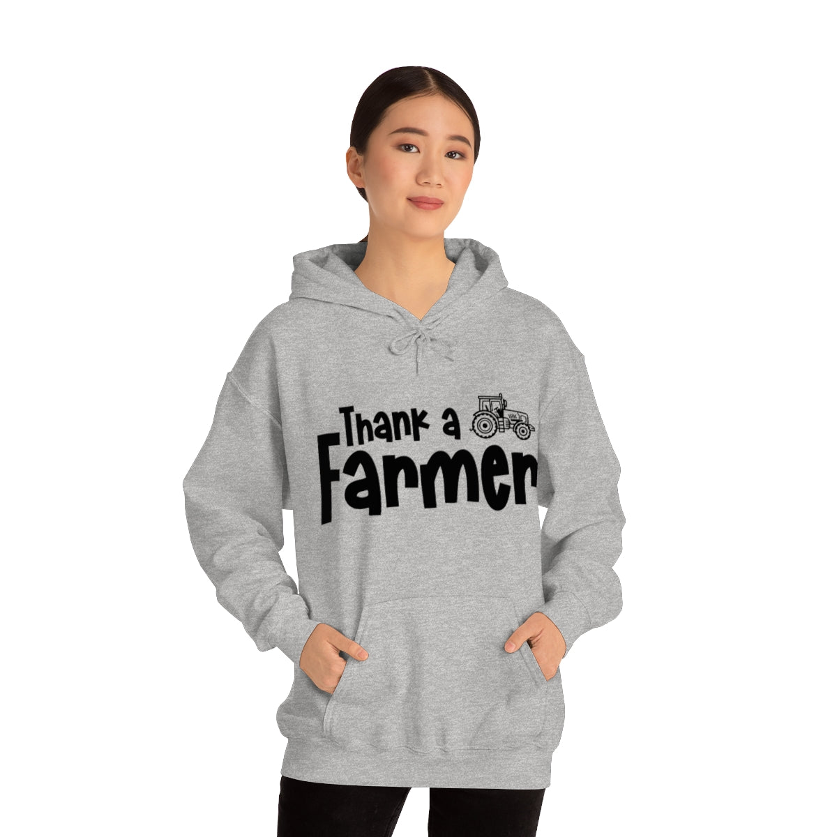 Thank a Farmer Heavy Blend™ Hooded Sweatshirt