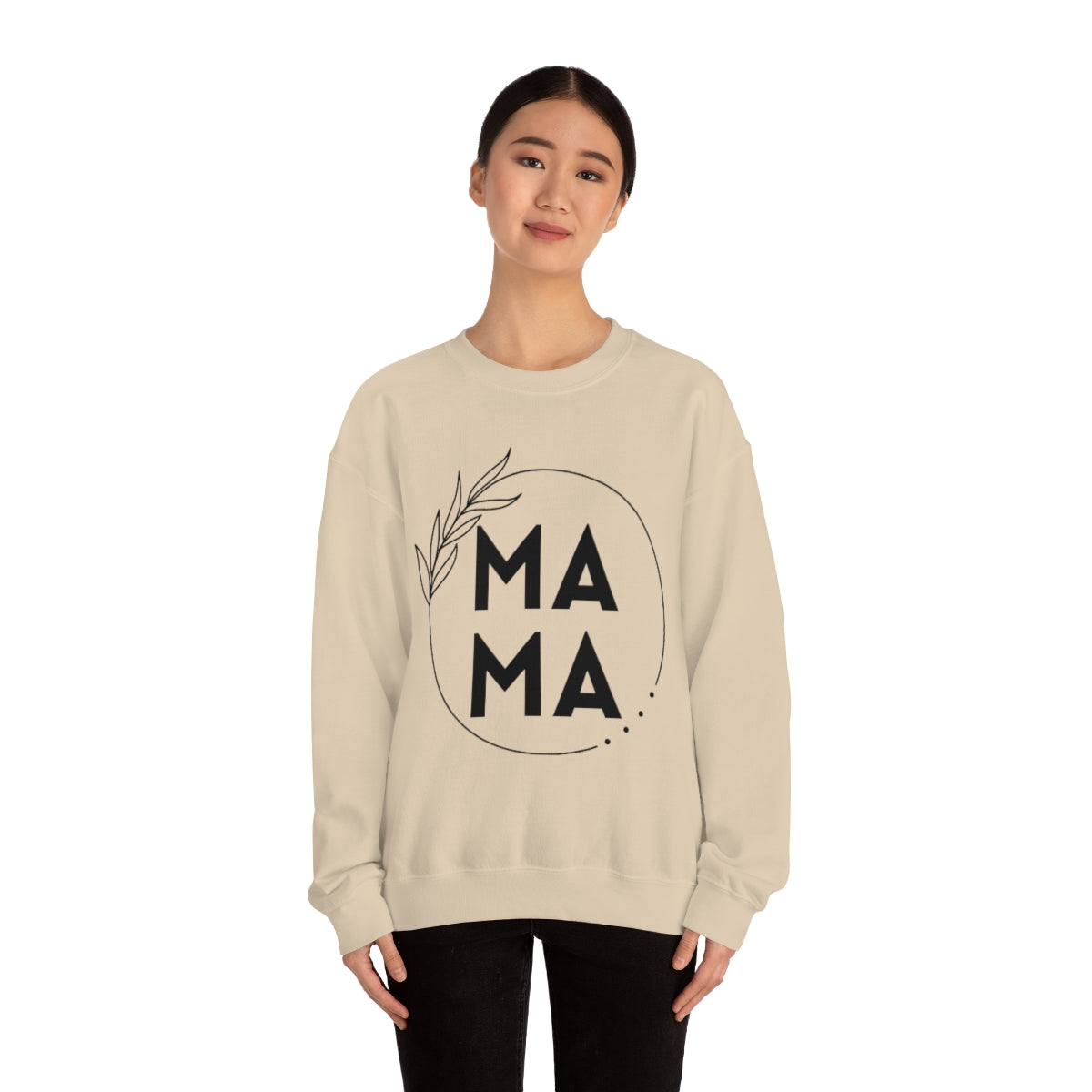 Mama Crewneck, Heavy Blend, Women's Sweatshirt