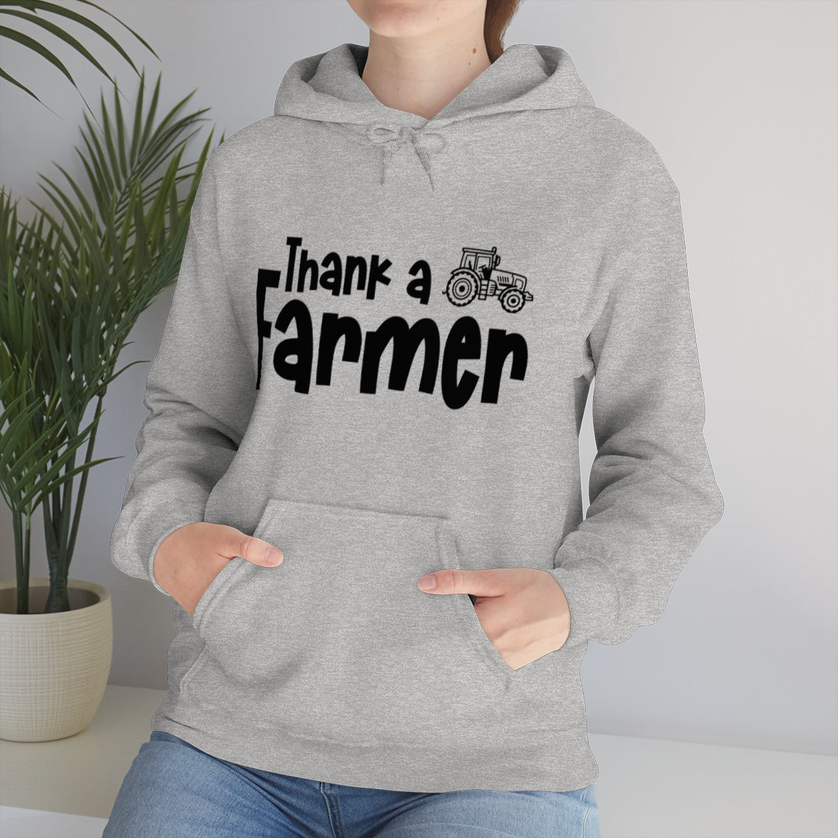 Thank a Farmer Heavy Blend™ Hooded Sweatshirt