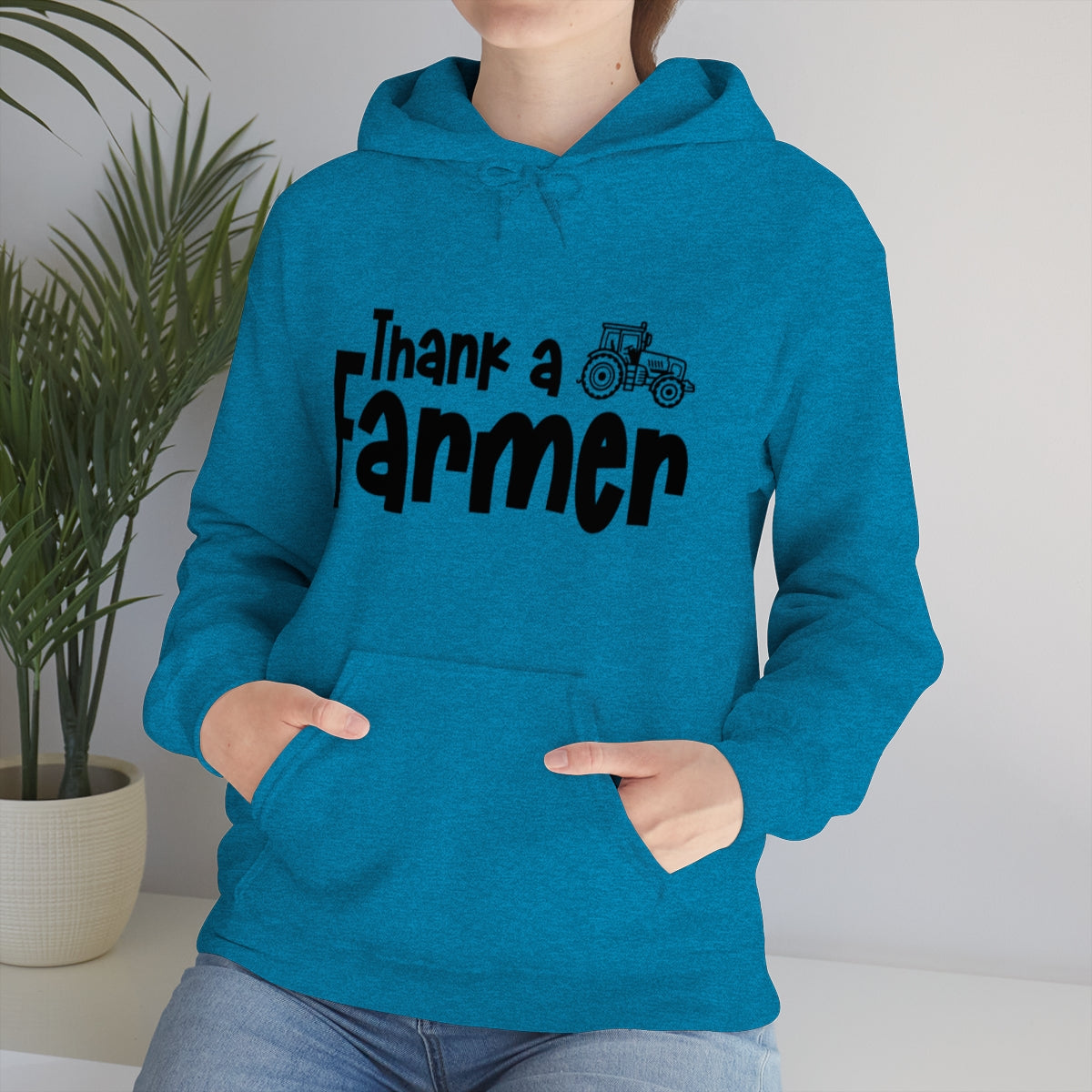 Thank a Farmer Heavy Blend™ Hooded Sweatshirt