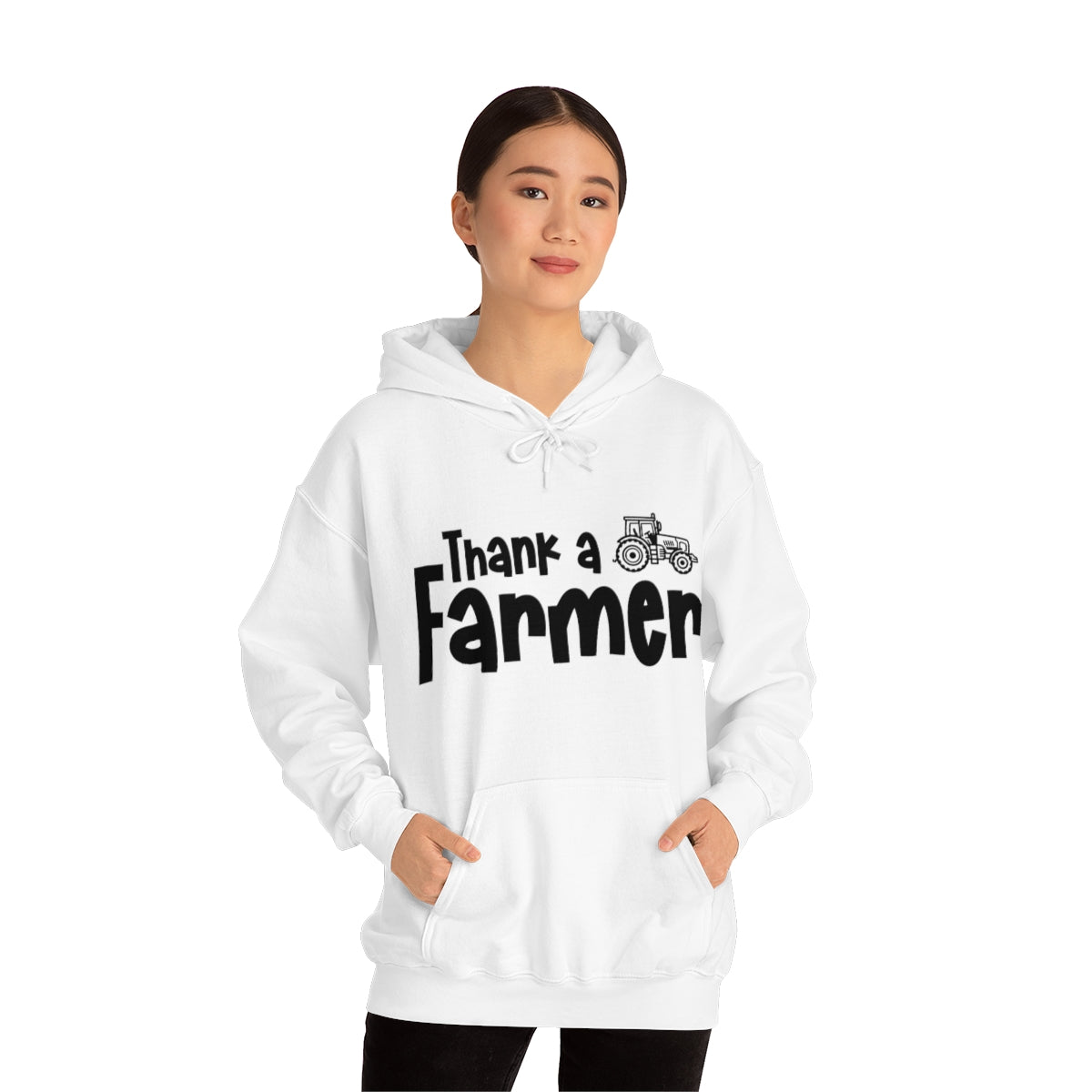 Thank a Farmer Heavy Blend™ Hooded Sweatshirt