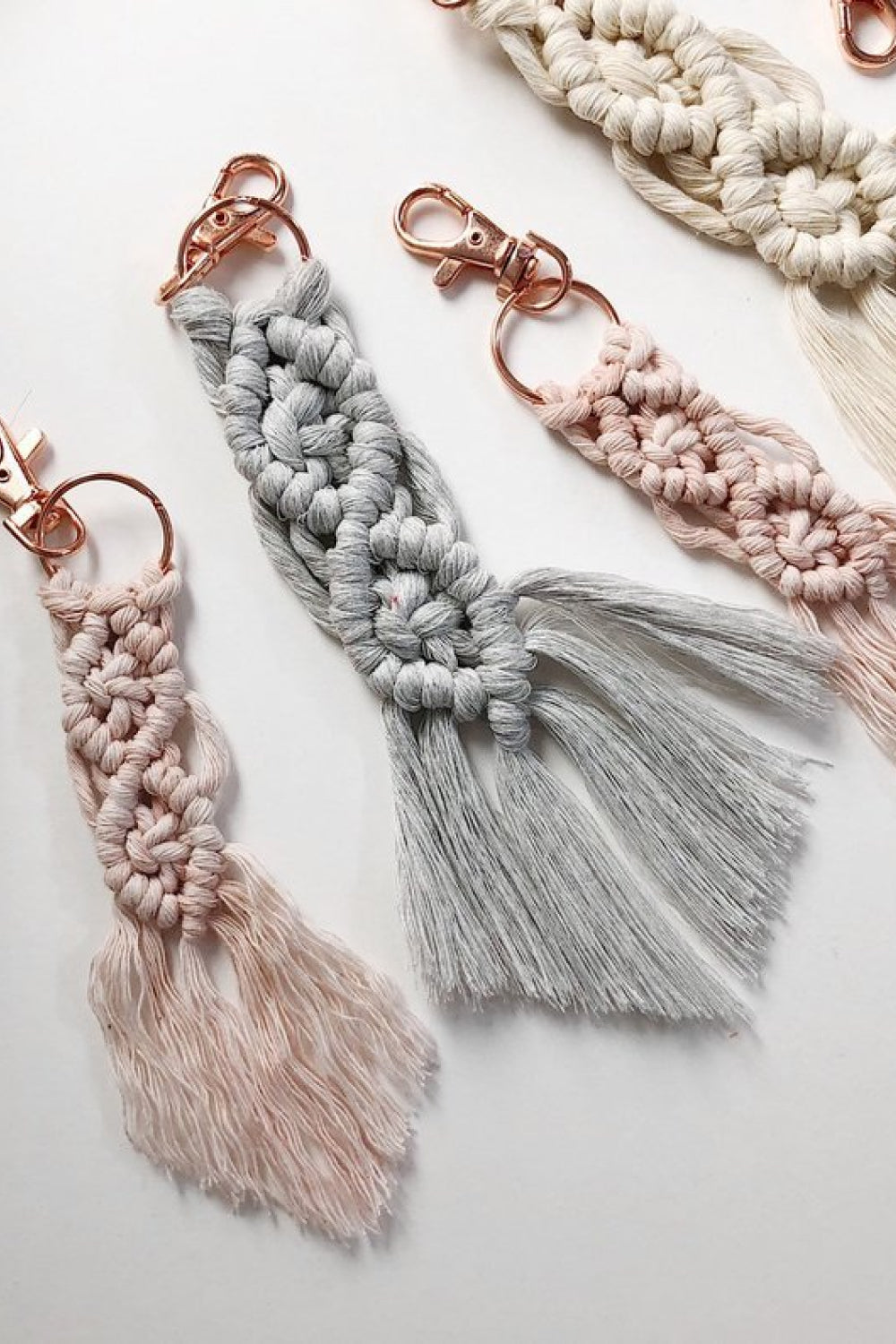 Braided Fringe Keychain